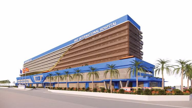 Dự án Bệnh viện Quốc tế Huế do TTH Group đầu tư, dự kiến hoàn thành vào cuối năm 2028