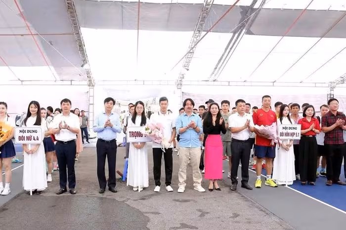 Sôi động Giải Pickleball phường Sầm Sơn tranh Cup Long Thành 2026