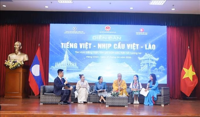 Diễn đàn "Tiếng Việt: Nhịp cầu Việt - Lào" là minh chứng cho sức sống mạnh mẽ của ngôn ngữ Việt trên đất Lào.