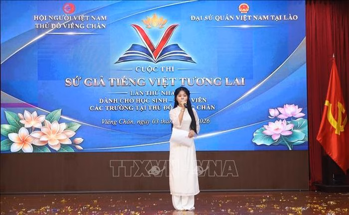 Những cuộc thi hùng biện và kể chuyện là động lực to lớn nuôi dưỡng đam mê tiếng Việt trong giới trẻ Lào.